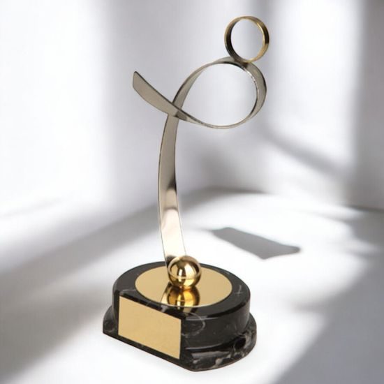 Sevilla Football Player Handmade Metal Trophy