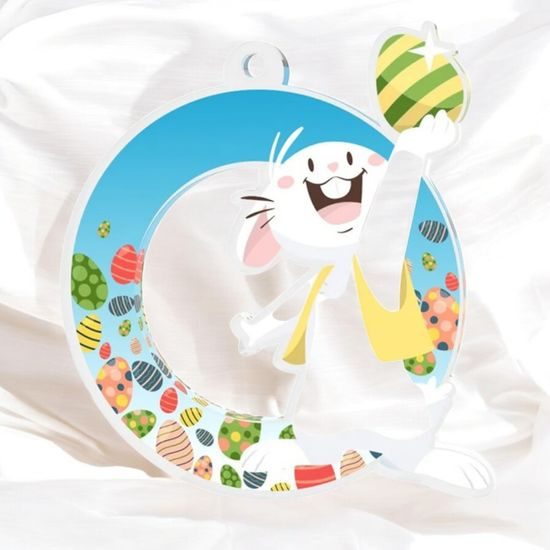 Easter Bunny Egg Champion Medal