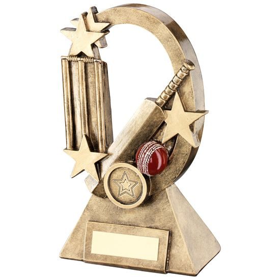 Cricket Star Logo Trophy