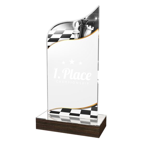 United Acrylic Wood Chess Trophy