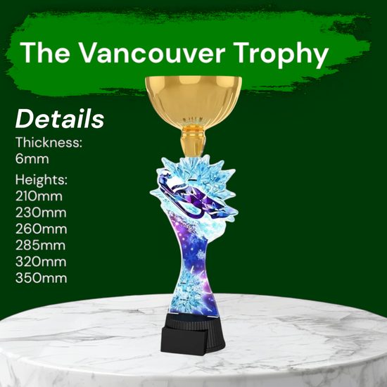 Vancouver Luge Gold Cup Trophy
