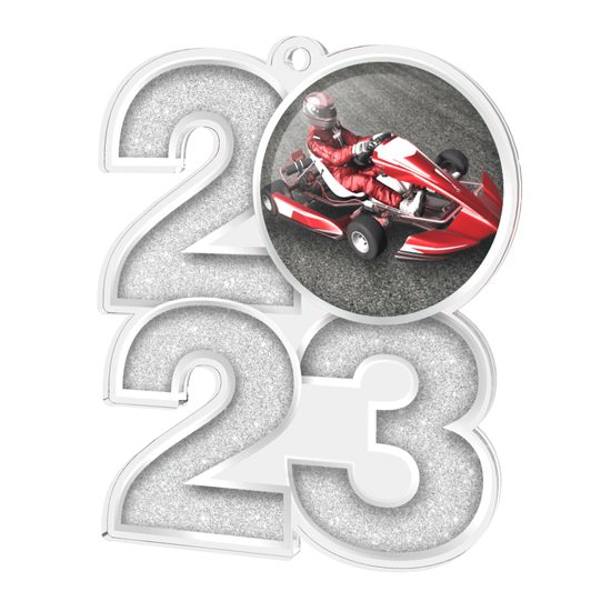 Go Karting 2023 Acrylic Medal