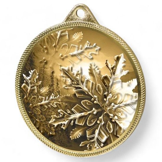 Classic Texture Print Full Colour 55mm Medal