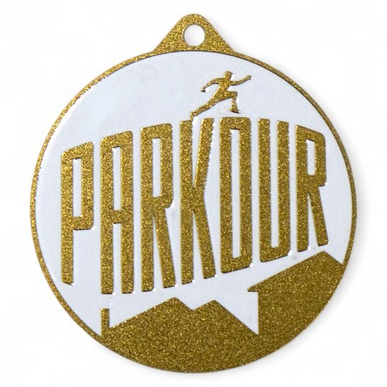 Quantum Parkour Stainless Steel Medal