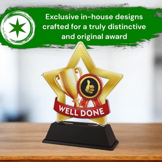 Mini Star Well Done Trophy