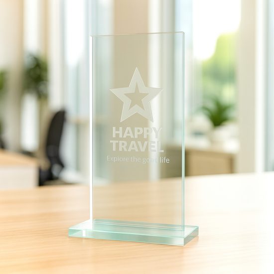 Tabor Engraved Glass Award