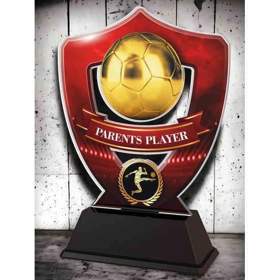 Club Colours Parents Player Shield Trophy