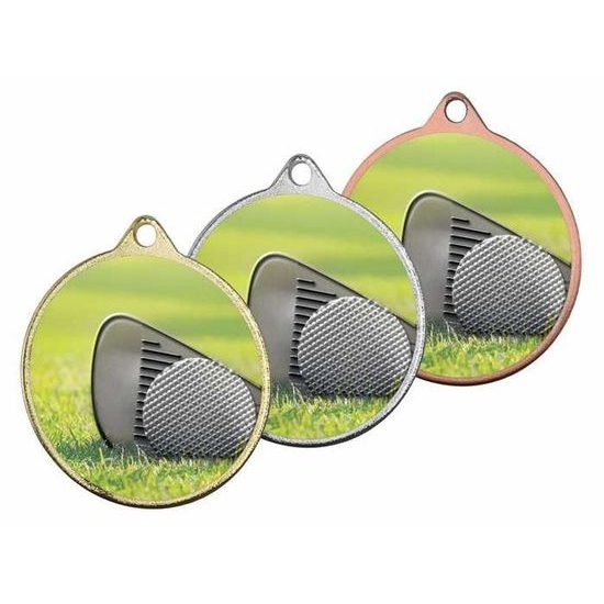 Hercules Texture Print Golf Medal