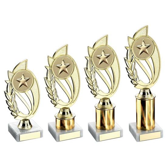 Gold Star Logo Insert Trophy