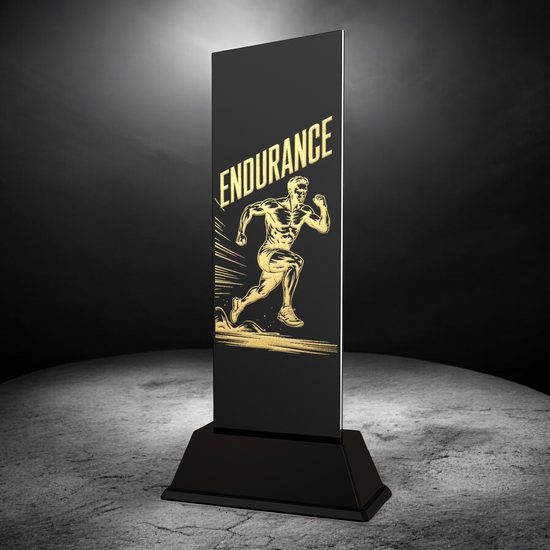 Shadowline Athletics Male Endurance Trophy – Stainless Steel Award