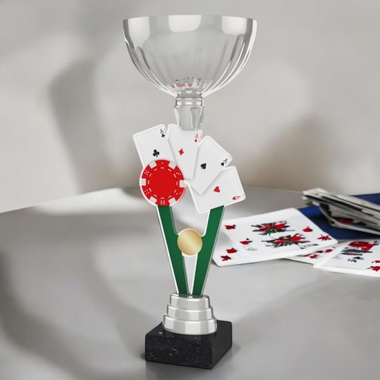 Napoli Poker SIlver Trophy Cup