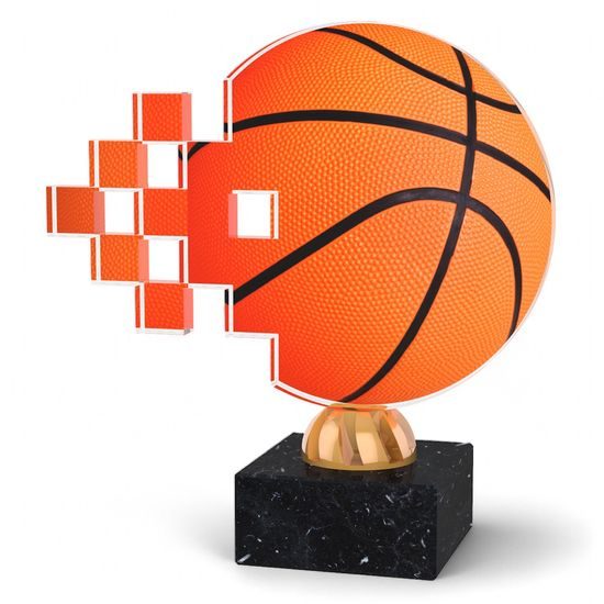 Techspire Basketball Acrylic Trophy