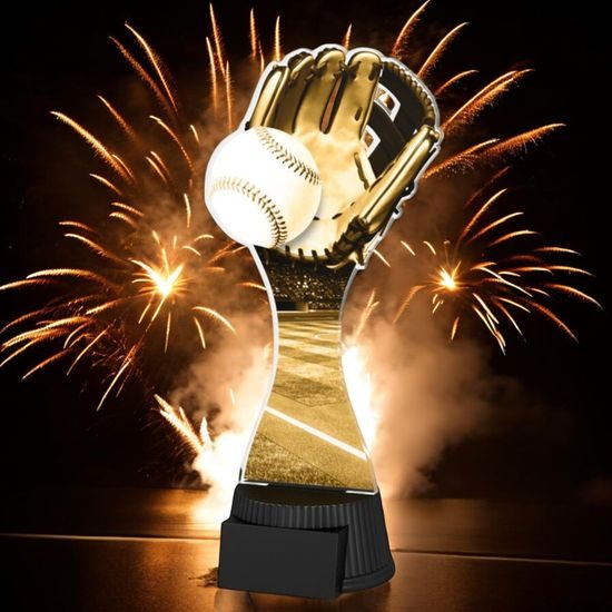 Classic Toronto Baseball Glove and Ball Trophy