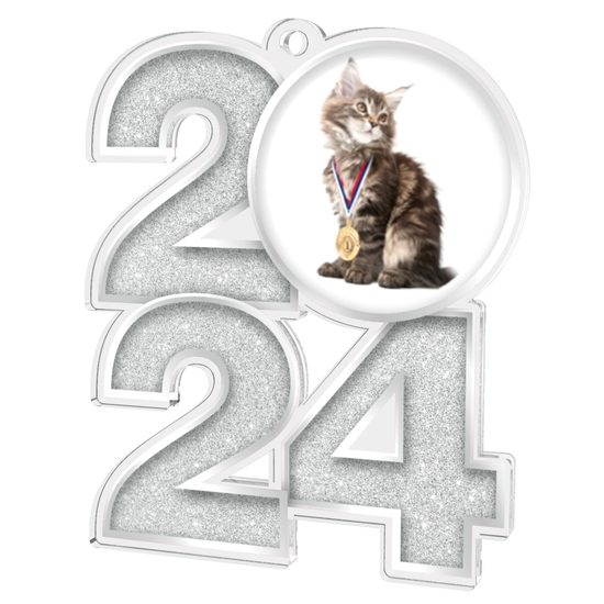 Cat Show Acrylic 2024 Medal