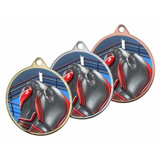 Hercules Texture Print Boxing Medal