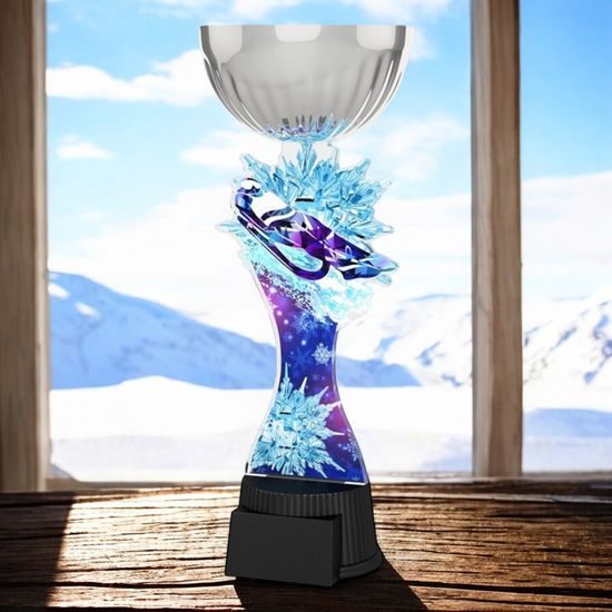 Montreal Luge Silver Cup Trophy