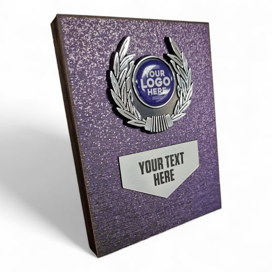 Gemstone Purple Birchwood Logo Insert Shield