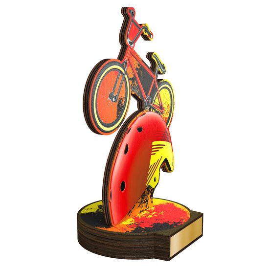 Grove BMX Bike Real Wood Trophy