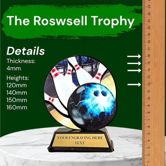 Roswell Tenpin Bowling Trophy