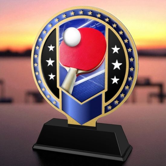 Sentinel Stainless Steel Table Tennis Trophy
