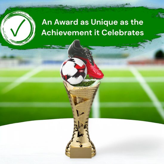 Trieste Football Ball and Boot Trophy
