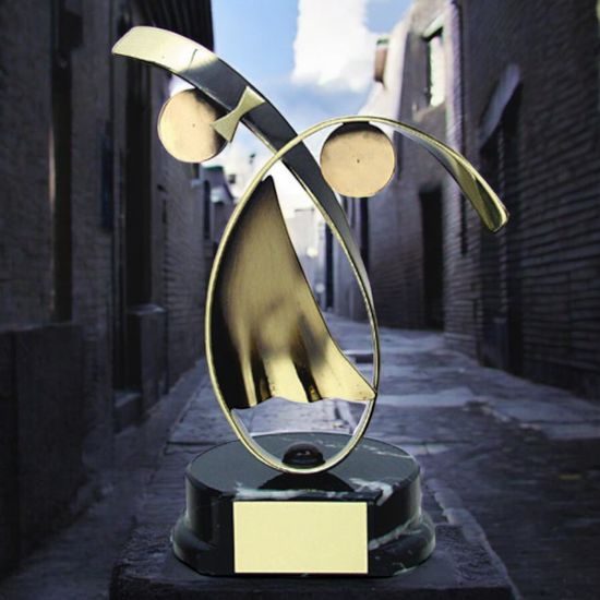 Castille Ballroom Dancing Handmade Metal Trophy