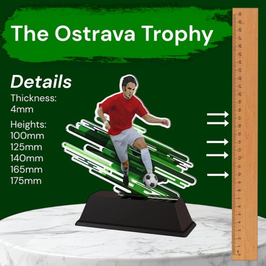 Ostrava Football Red Kit Arts Trophy