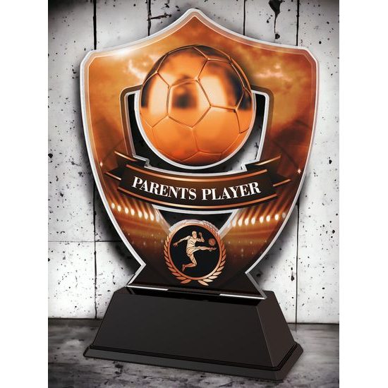 Club Colours Parents Player Shield Trophy