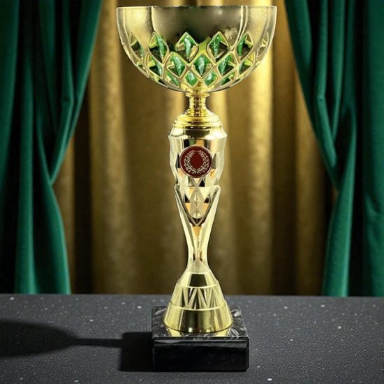 Regent Gold and Green Cup