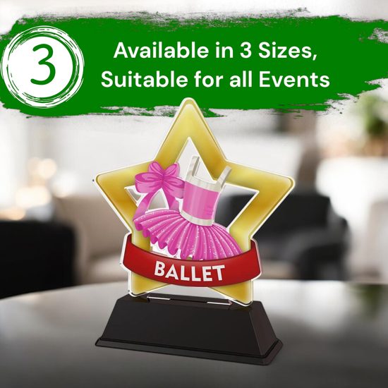 Mini Star Ballet Dance Trophy