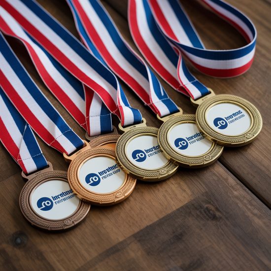 Flat Printed 25mm Logo Insert Centres