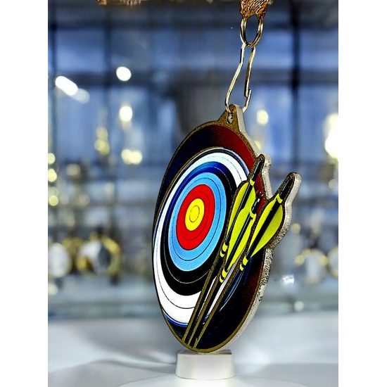 Aurum Archery Stainless Steel Medal