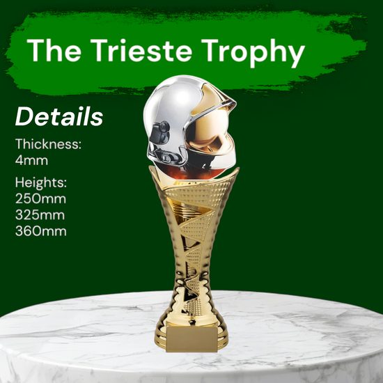 Trieste Firefighter Helmet Trophy