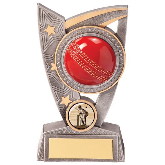 Triumphant 3D Cricket Ball Trophy