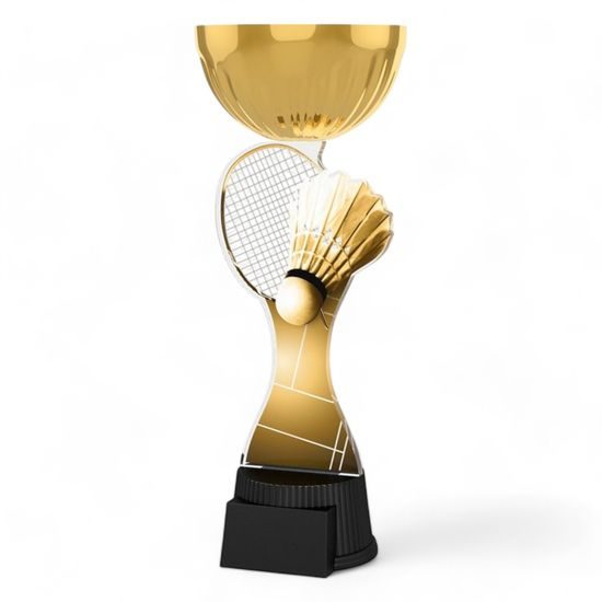 Vancouver Classic Badminton Racket and Shuttlecock Gold Cup Trophy