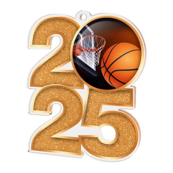 Basketball 2025 Medal