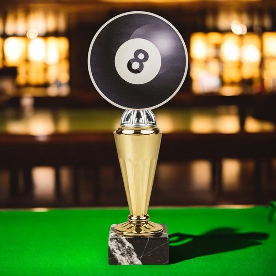 Capri Pool 8 Ball Trophy