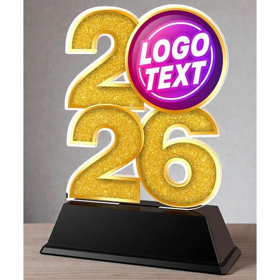 Custom Year Trophy – Acrylic Award with Year Selection