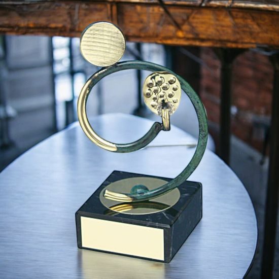 Bilbao Padel Handmade Metal Trophy