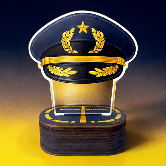 Canova Pilots Custom Made Acrylic & Wood Fusion Award