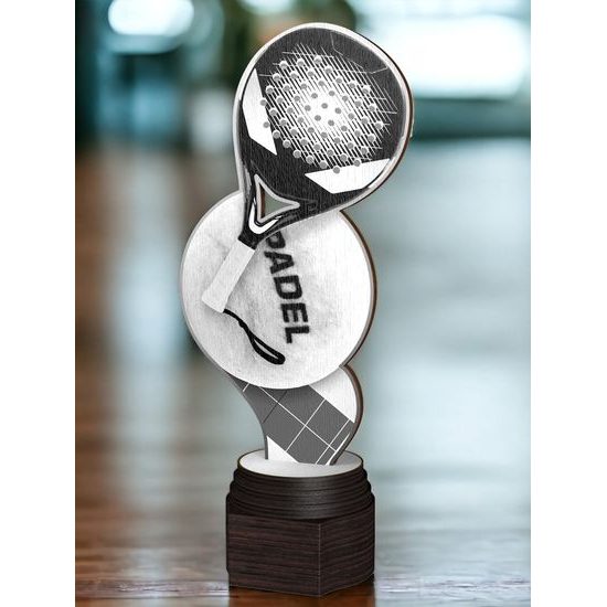 Frontier Classic Real Wood Padel Trophy