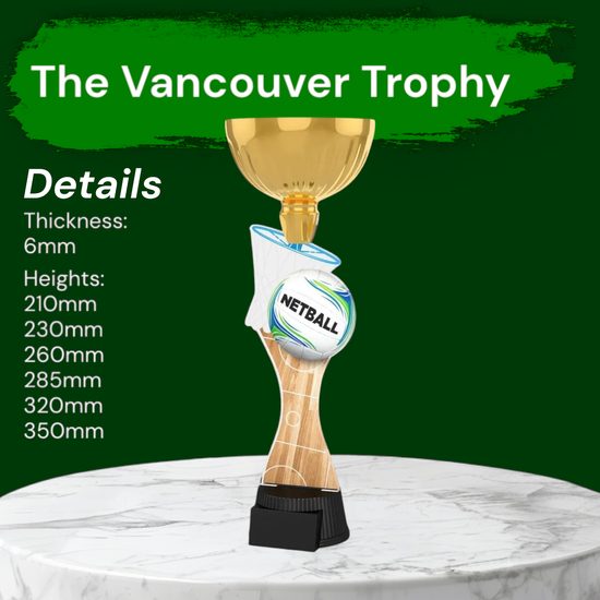 Vancouver Netball Gold Cup Trophy