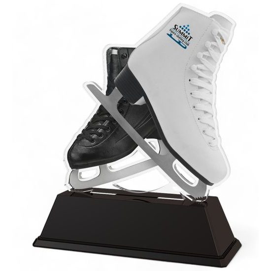 Ice Skating Boots Custom Logo Acrylic Award