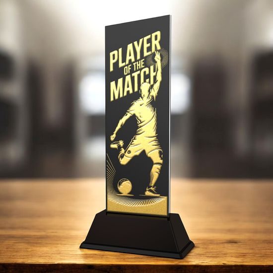 Shadowline Metal Football Trophy – Player of the Match