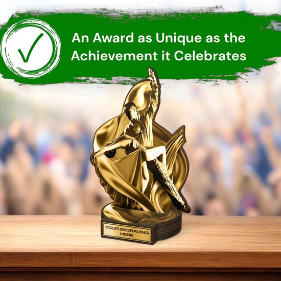 Grove Classic Ballroom Dance Real Wood Trophy