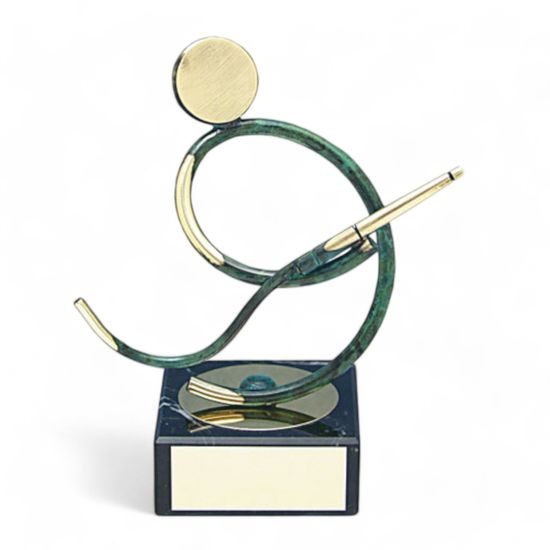 Bilbao Firefighter Handmade Metal Trophy