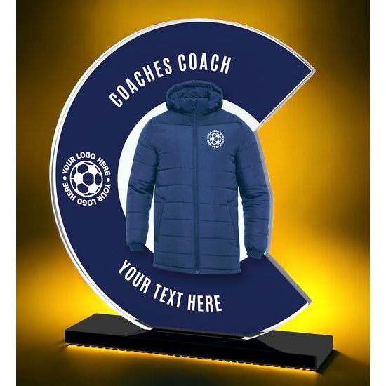 Cantu Deluxe Custom Printed Coaches Coach Football Trophy