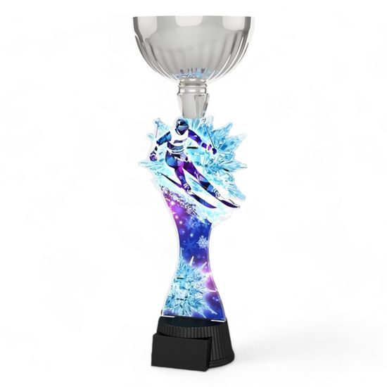 Montreal Downhill Skiing Silver Cup Trophy Trophy Monster