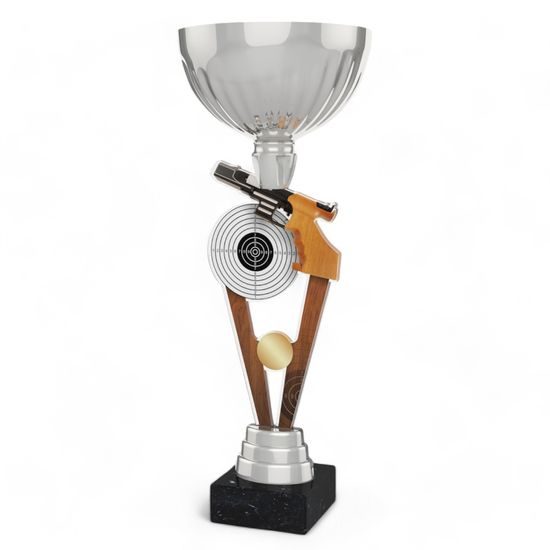 Napoli Pistol Shooting Silver Trophy Cup