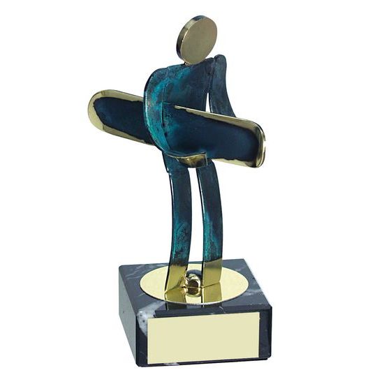 Toledo Snowboarding Handmade Metal Trophy